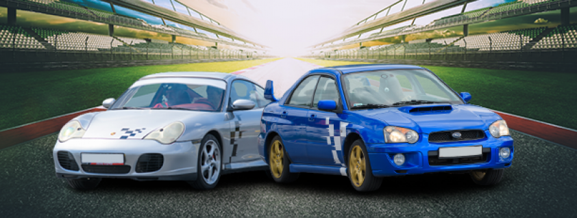 Subaru Impreza WRX vs. Porsche 911 Carrera